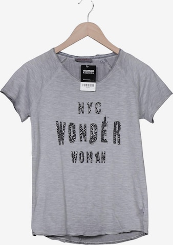 Frieda & Freddies NY T-Shirt XS in Grau: Vorderseite