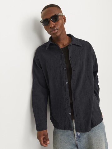 JACK & JONES Comfort fit Overhemd in Zwart