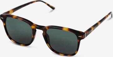 Kapten & Son Zonnebril 'Pasadena Tortoise Green' in Groen: voorkant