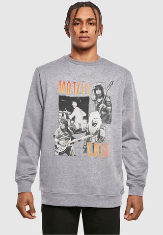 Merchcode Sweatshirt 'Motley Crue - Vintage Punk' in Grijs: voorkant