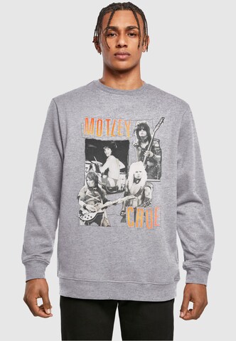 Sweat-shirt 'Motley Crue - Vintage Punk' Merchcode en gris : devant