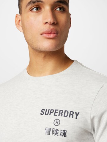 Superdry Paita 'Vintage Corporate' värissä harmaa