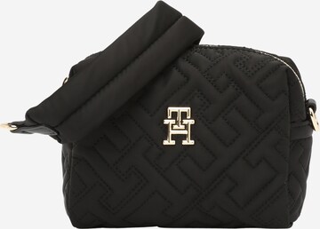 Borsa a tracolla di TOMMY HILFIGER in nero: frontale