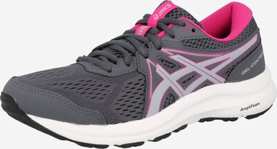 ASICS Skriešanas apavi 'Gel-Contend 7', krāsa - pelēks / plūmju / neona rozā / gaiši rozā / balts, Preces skats