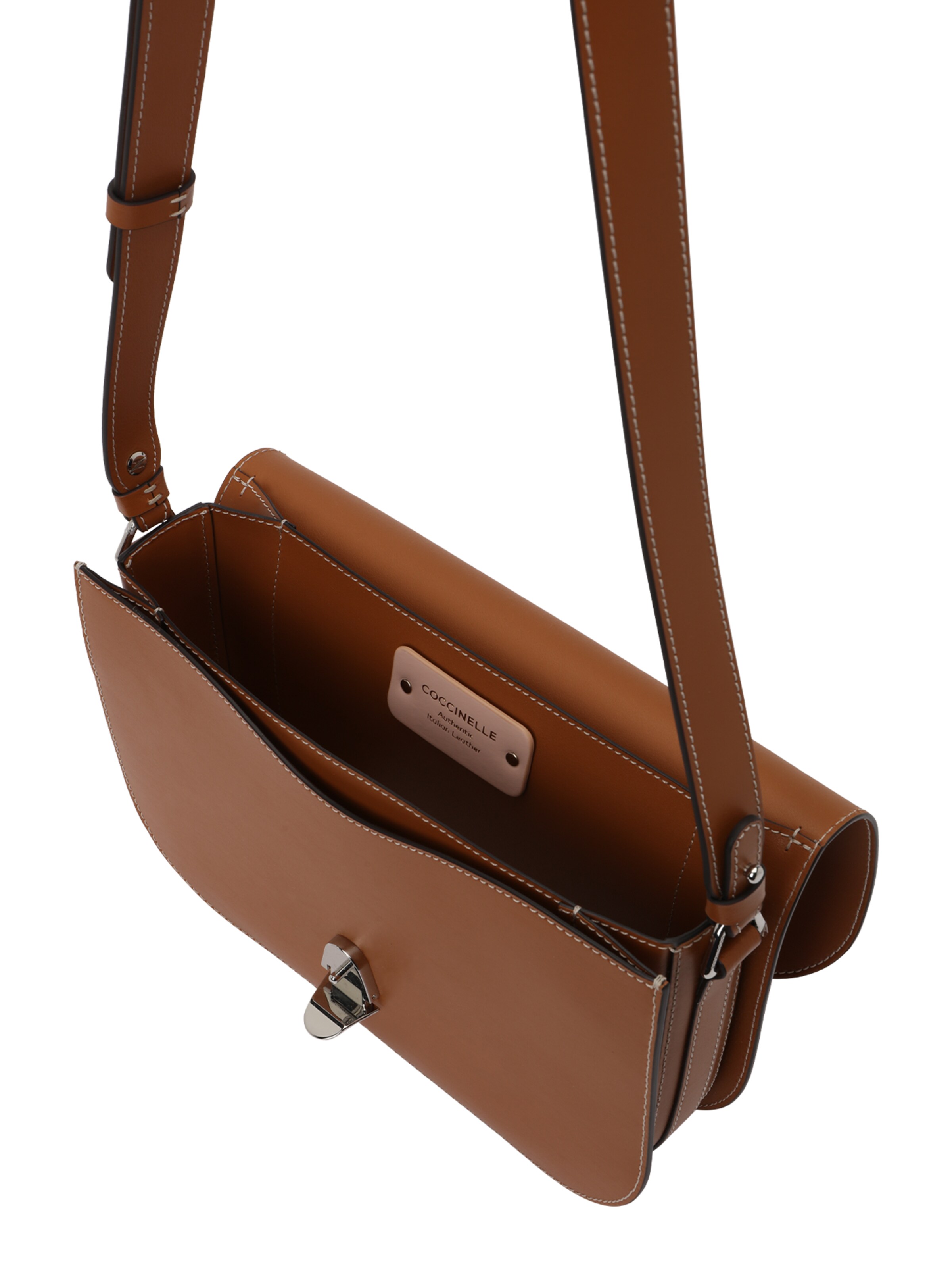 Sac à bandoulière Coccinelle en marron : au dessus