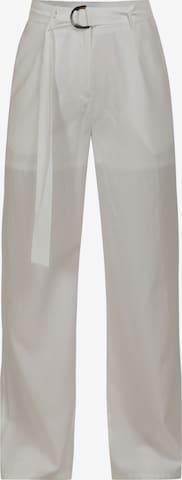 usha BLUE LABEL Loosefit Broek in Wit: voorkant