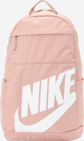 Sac à dos 'Elemental' Nike Sportswear en rose : devant