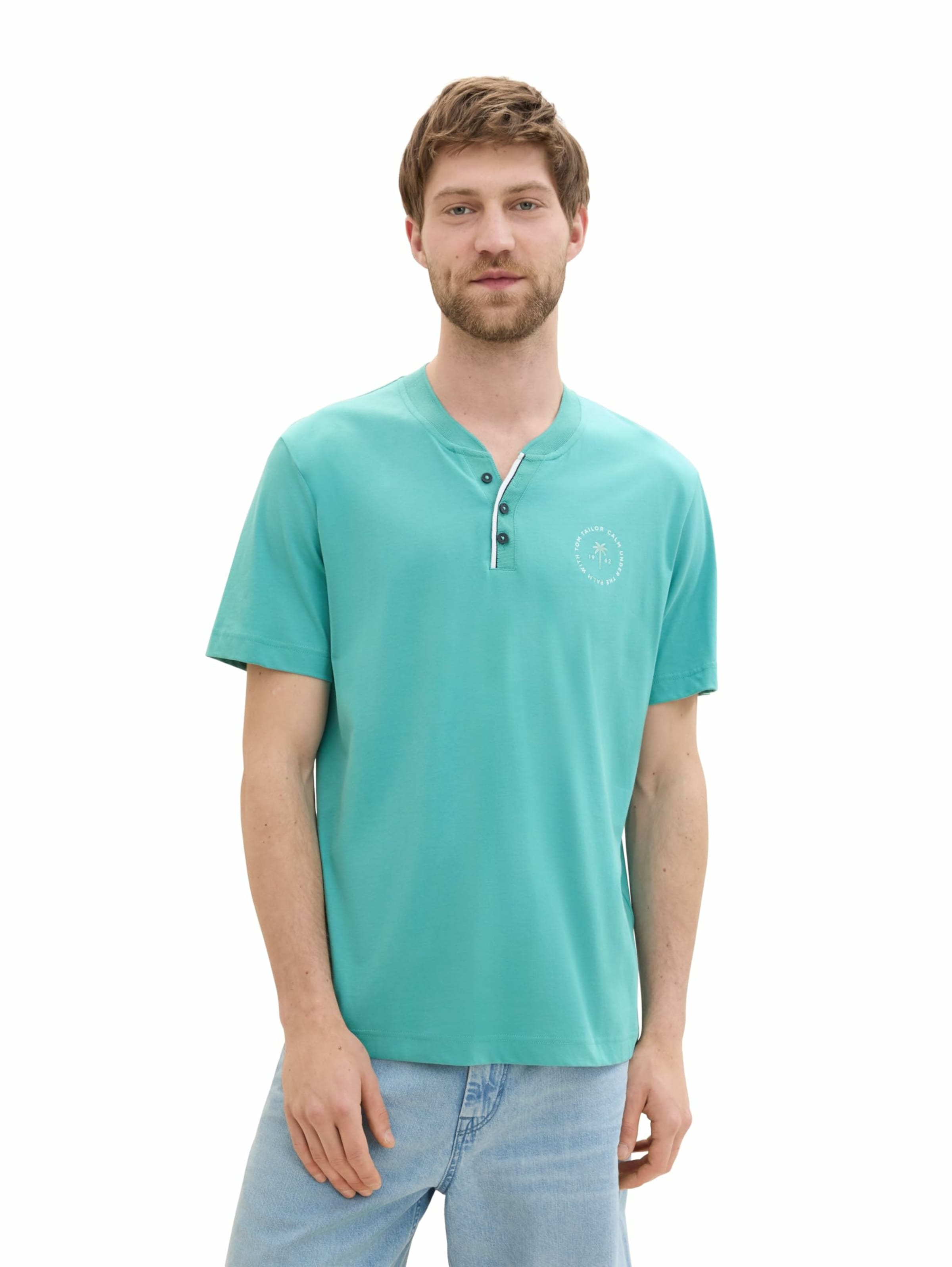 TOM TAILOR Shirt in Green: front