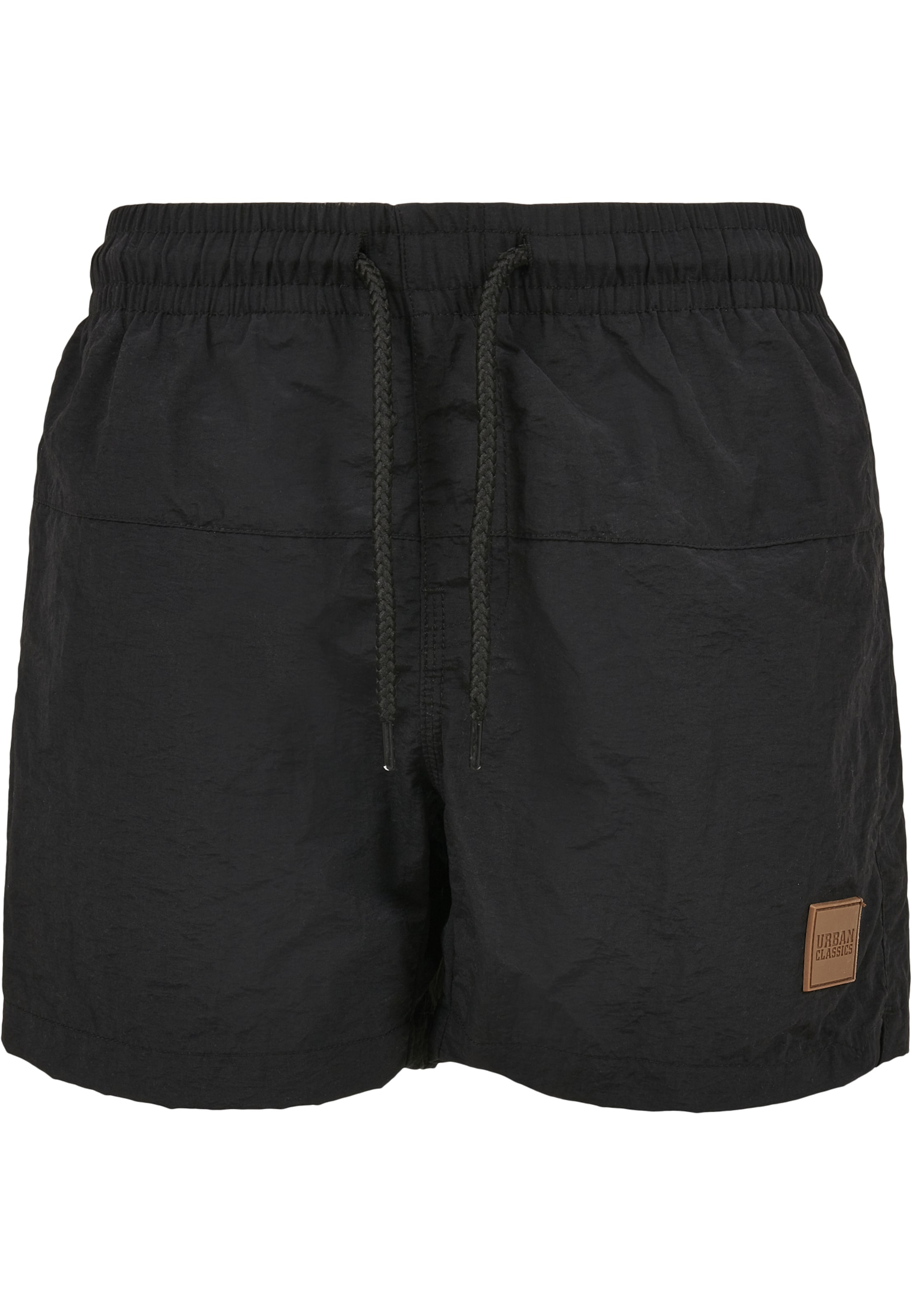 Urban Classics Swimming shorts in Black: front