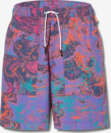 TIMBERLAND Normální Kalhoty 'Woven' – fialová: přední strana