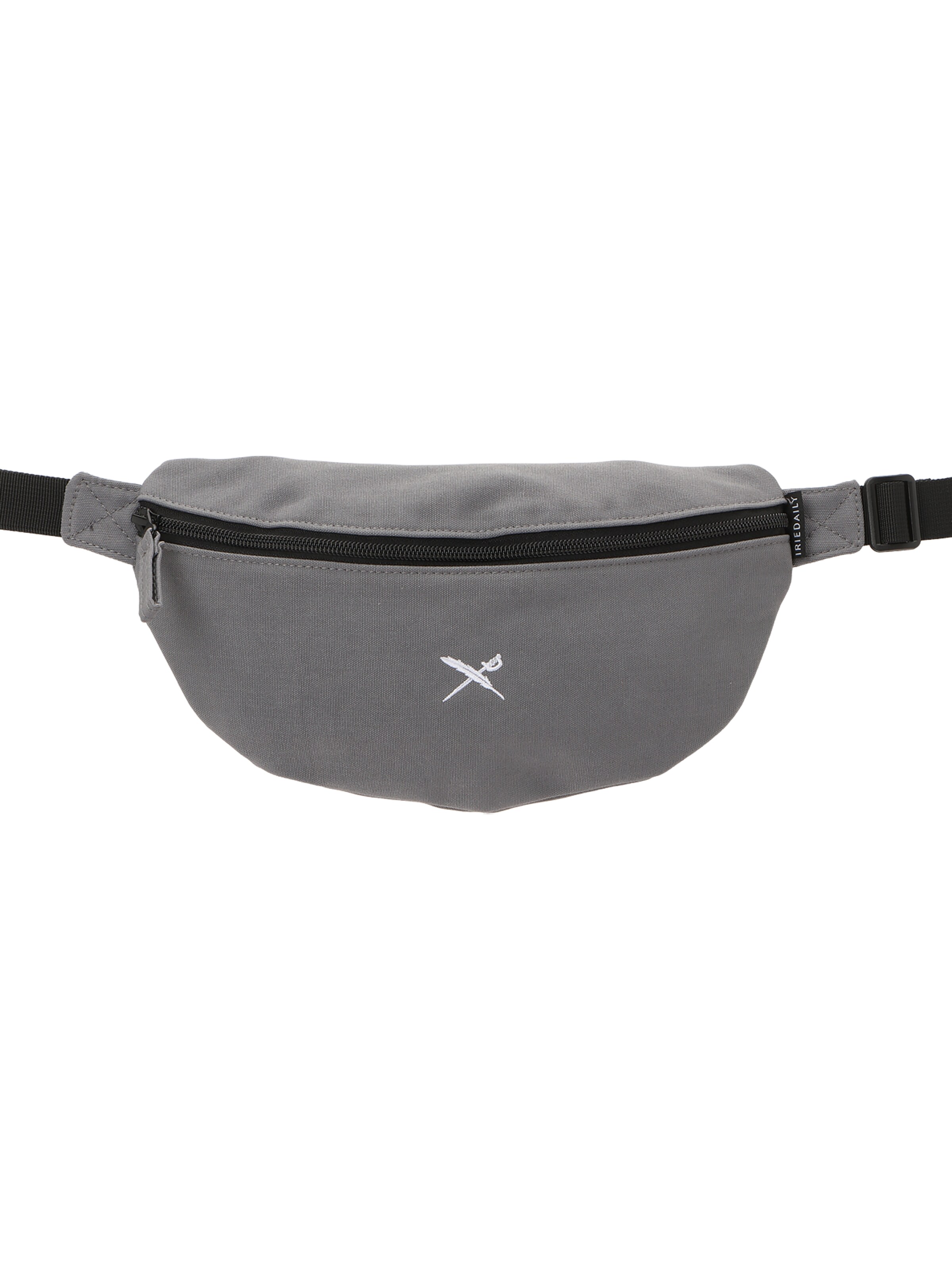 Iriedaily Gürteltasche 'Easy Flag' in Grau: Vorderseite
