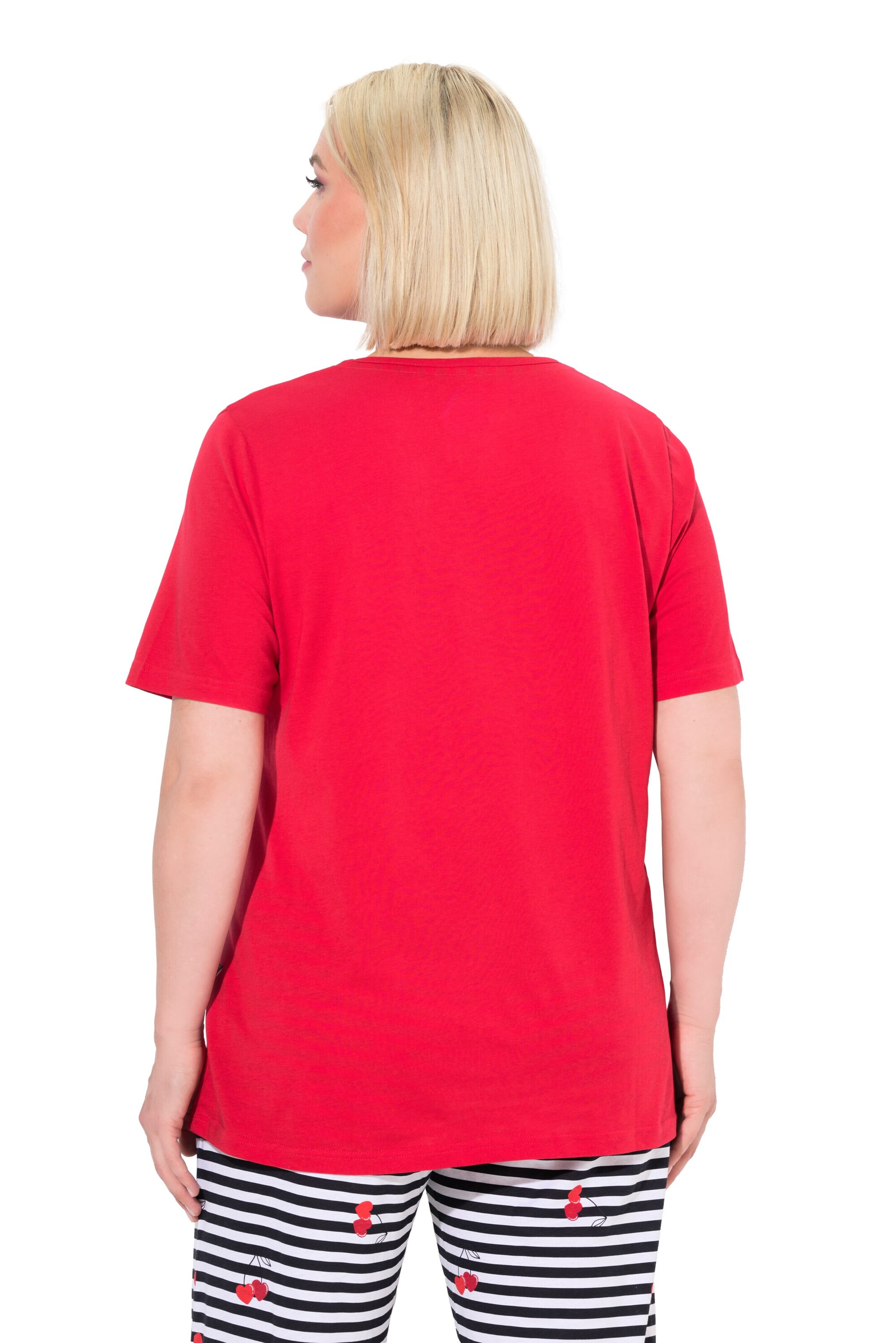 Ulla Popken Pajama shirt in Red