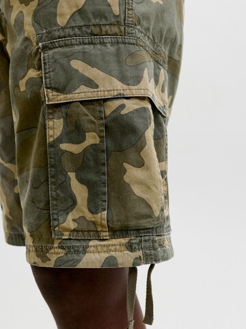 JACK & JONES Regular Cargo Pants 'JPSTCOLE FRANK' in Green