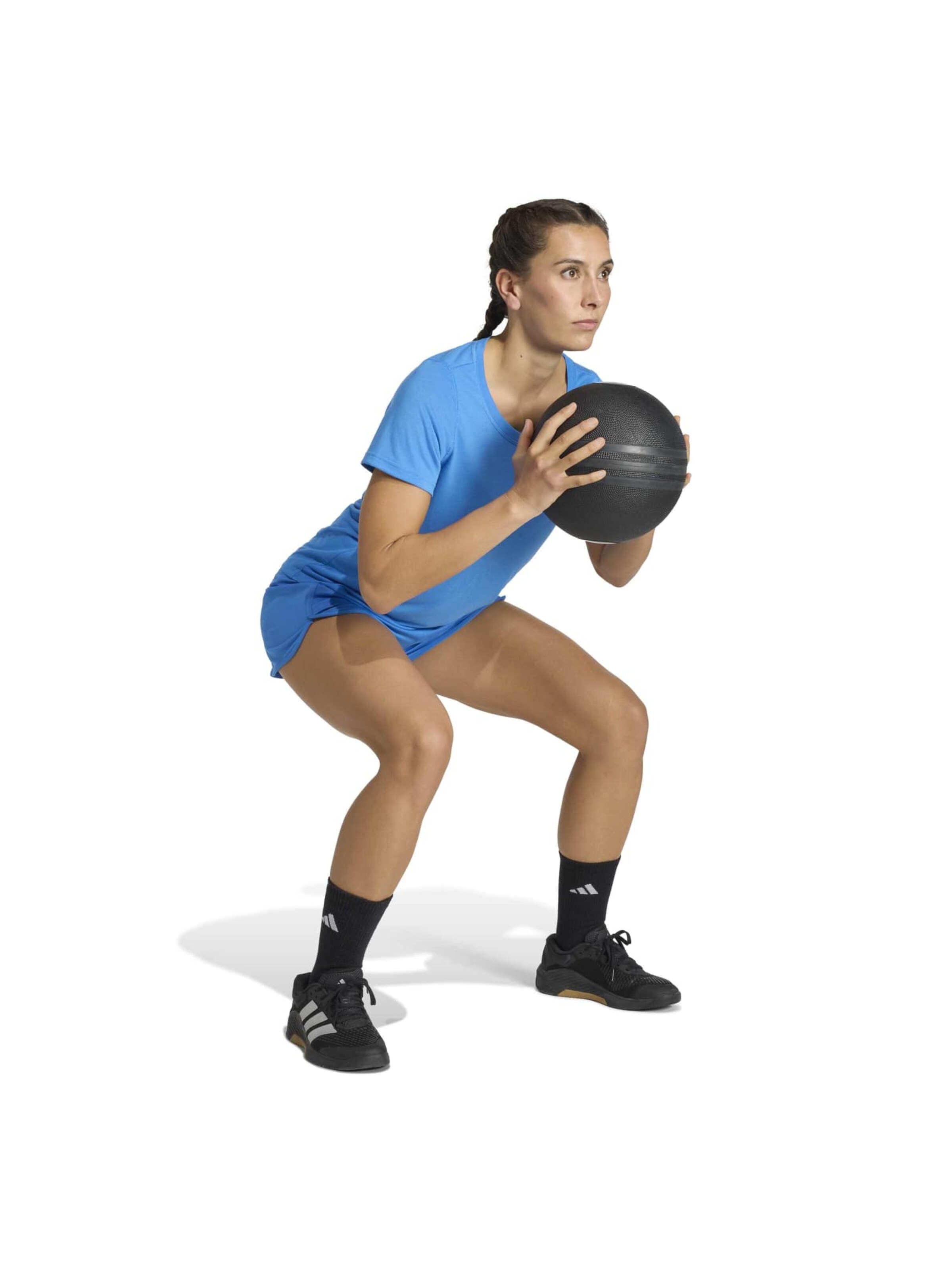 ADIDAS PERFORMANCE Loosefit Sportbroek 'Pacer Essentials' in Blauw