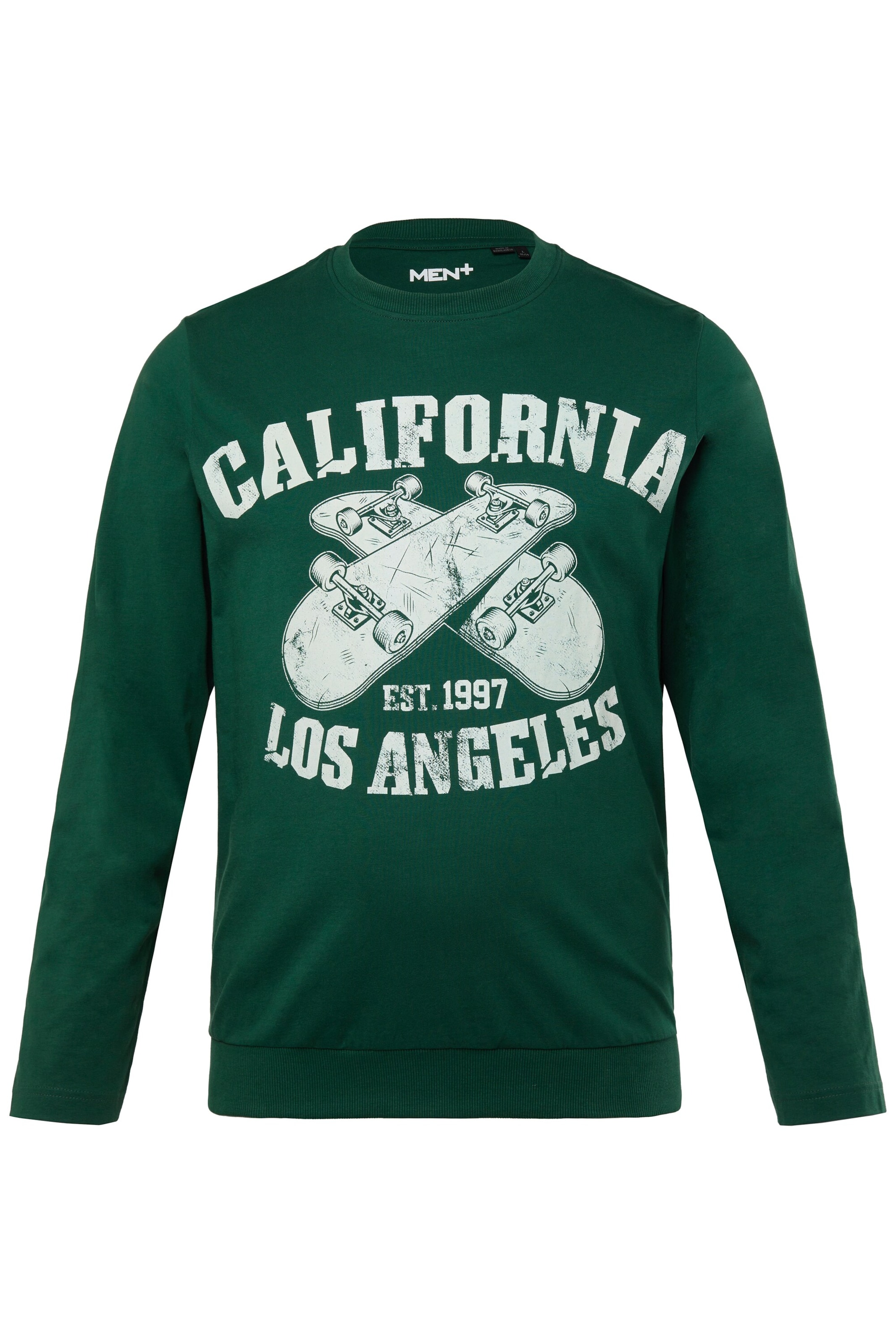 Men Plus Shirt in Grün: Vorderseite