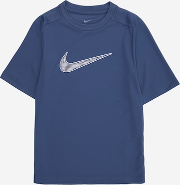 NIKE Функциональная футболка в Синий: спереди