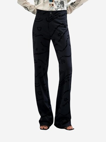 Desigual - Bootcut Pantalón 'PANT_MICHELLE 26WWPW12' en negro: frente