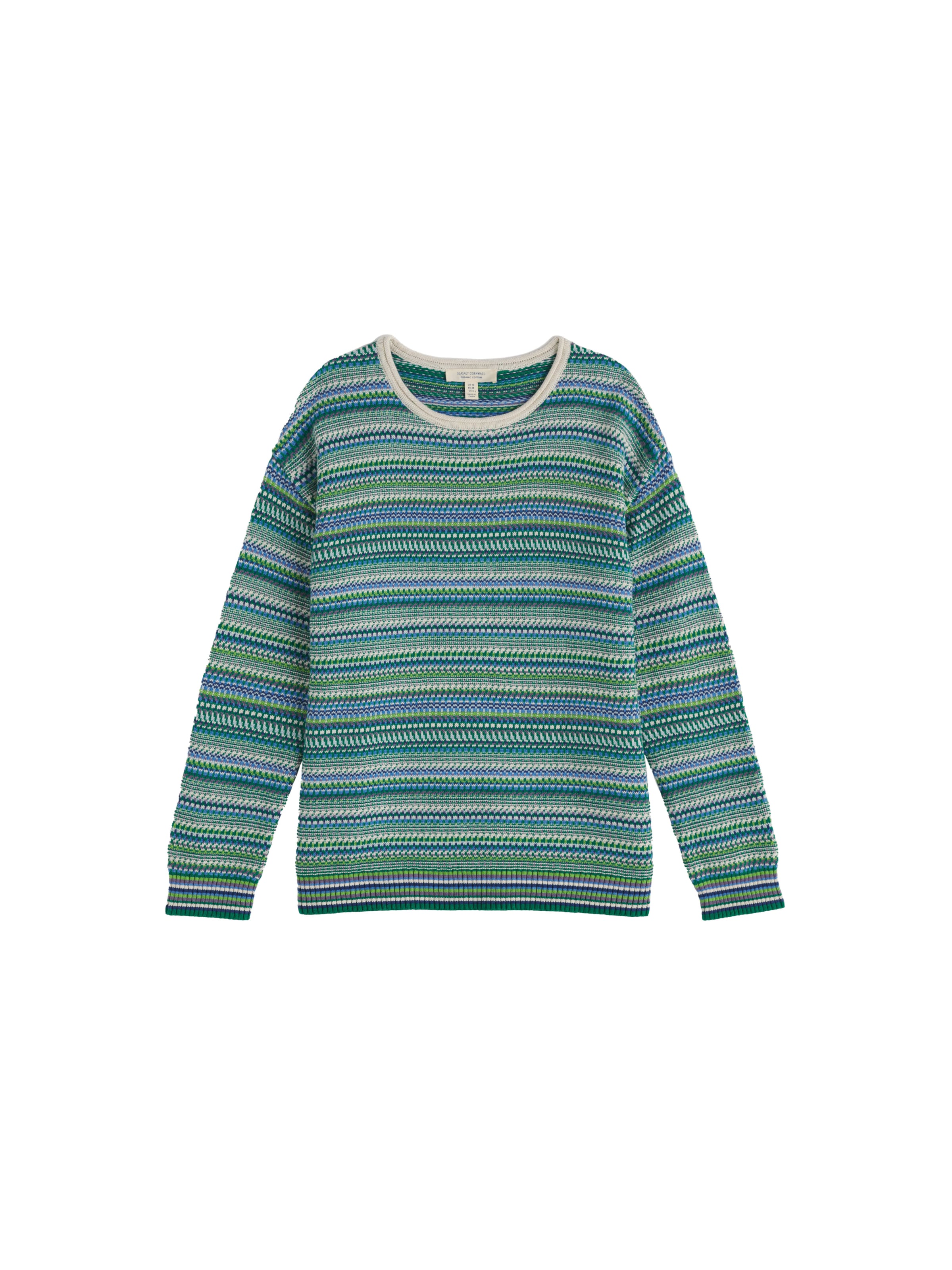 Pull-over 'Betony' Seasalt Cornwall en vert : devant
