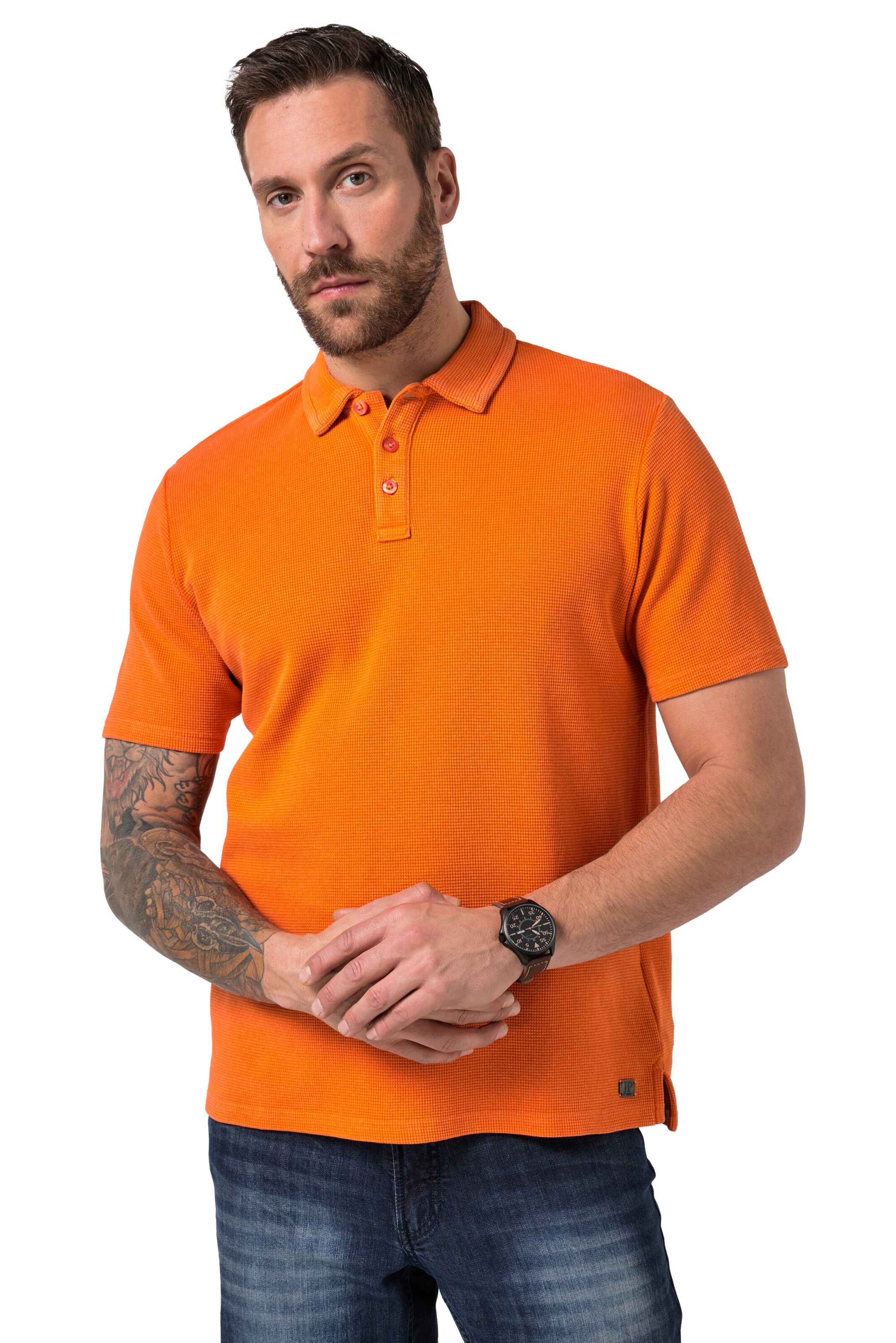 JP1880 Shirt in Orange: front