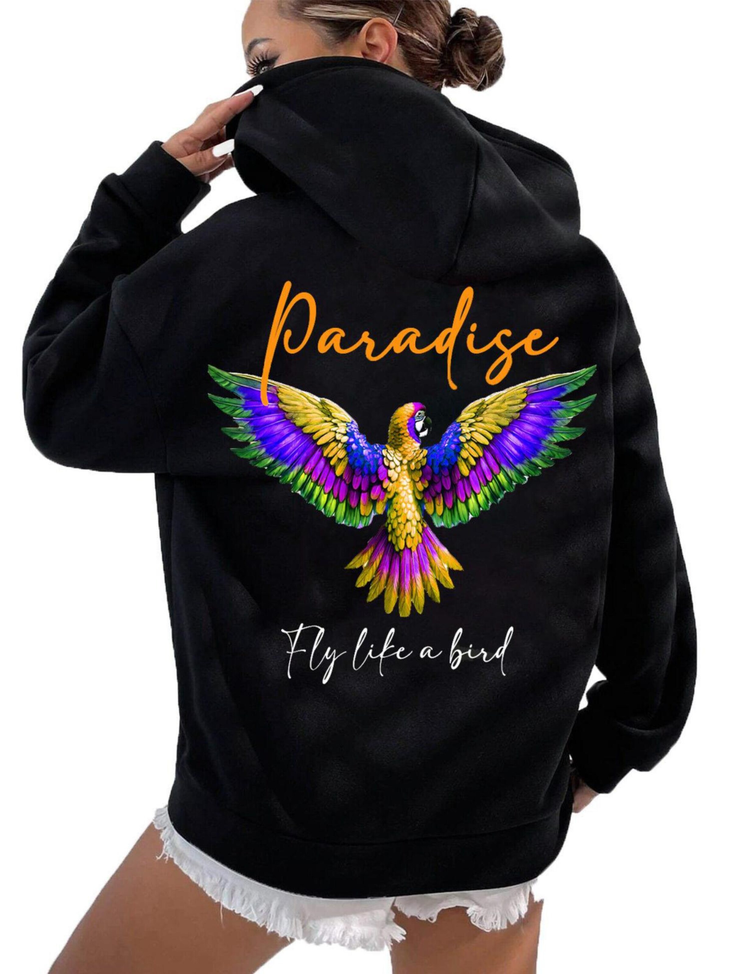 RMK Sweatshirt 'Paradise'‌‌‌‌‌ in Schwarz