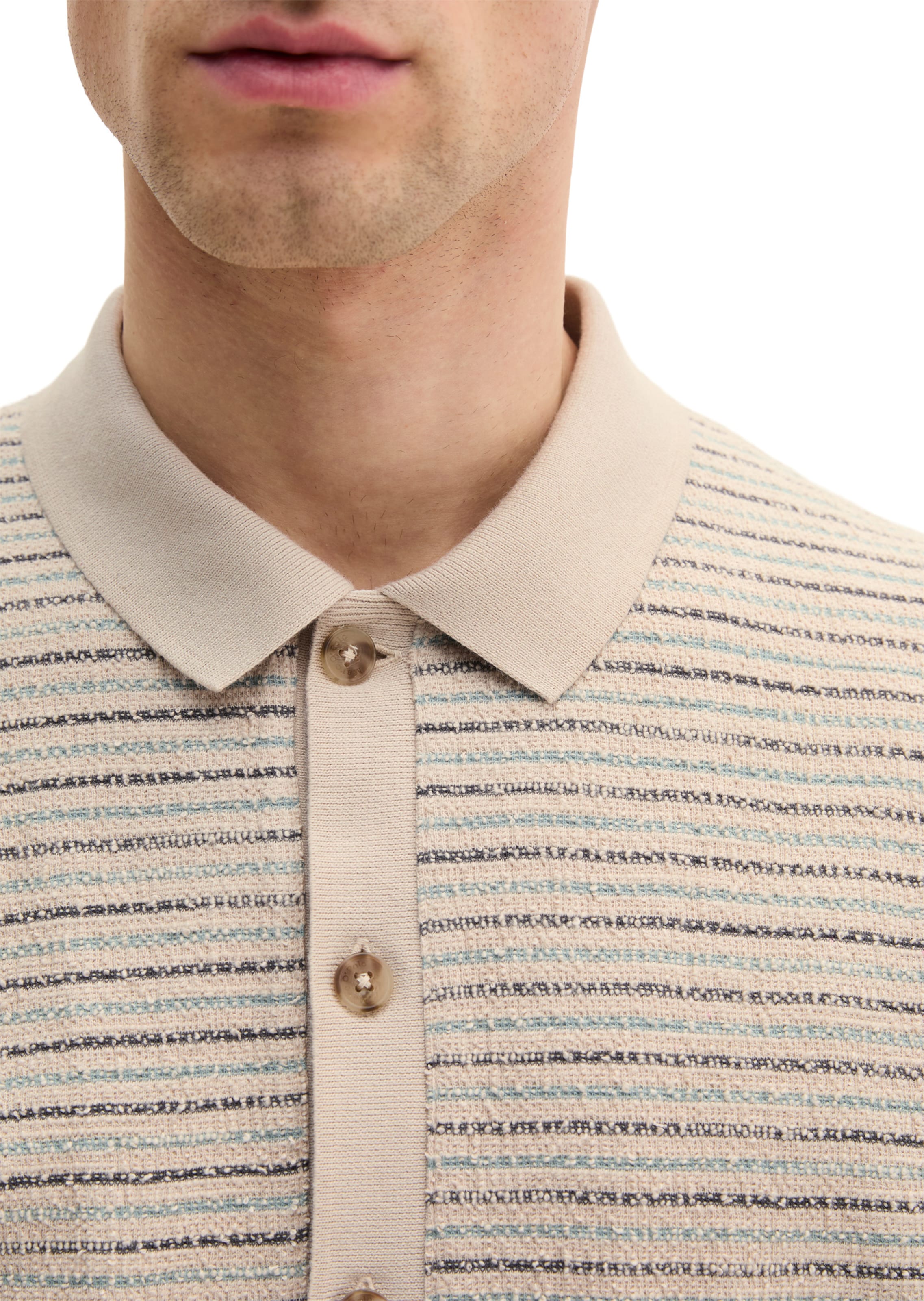 Marc O'Polo Regular fit Button Up Shirt in Beige