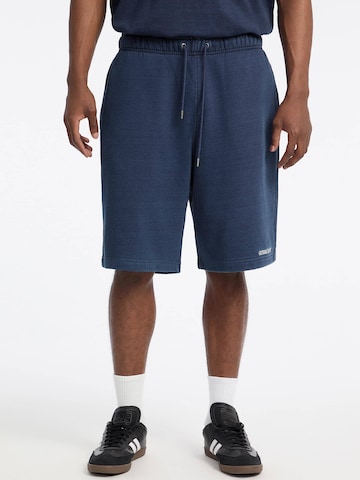 GUESS Loose fit Pants in Blue: front