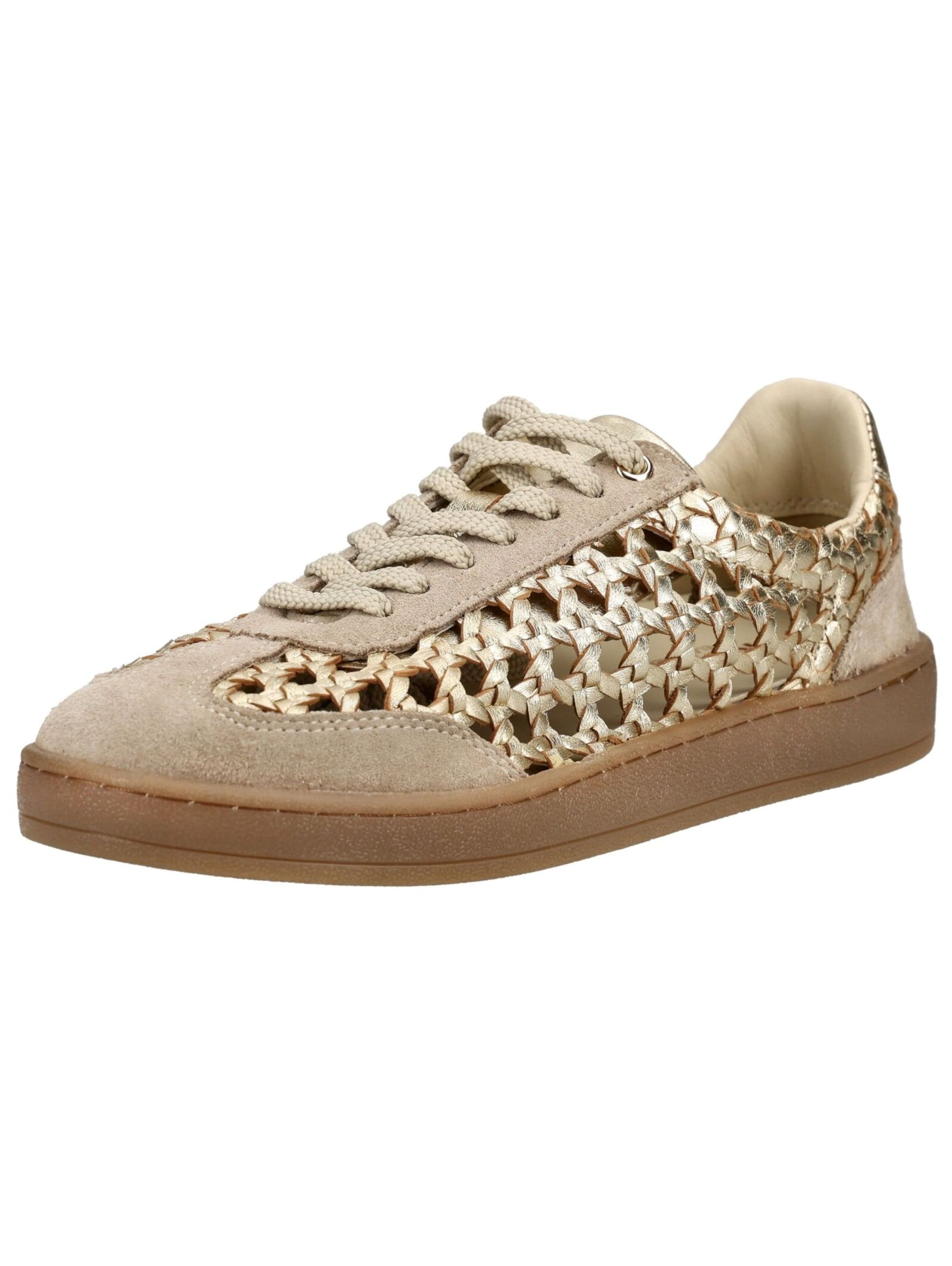 GIOSEPPO Platform trainers in Gold: front