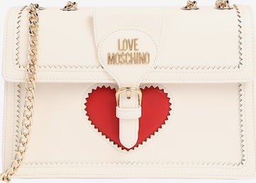 Love Moschino Handtasche in Beige: predná strana