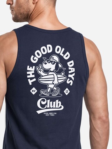 Neverless Shirt 'Good old Days'‌‌‌‌‌‌‌‌‌‌ in Blau