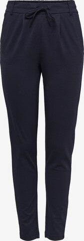 Only Tall Tapered Pleat-Front Pants 'Poptrash' in Blue: front