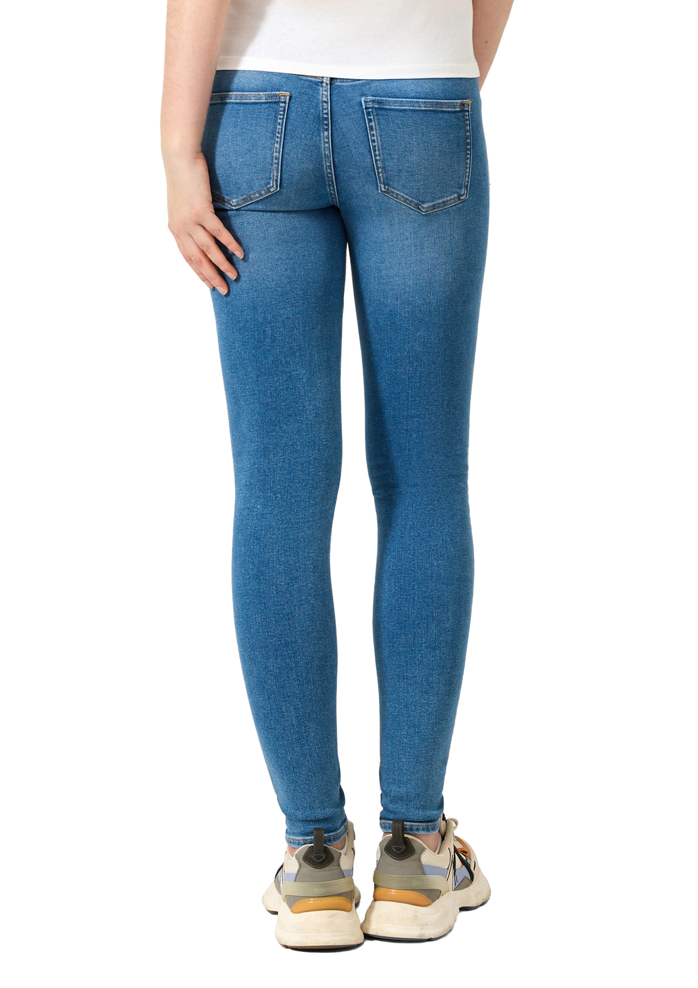 Skinny Jean ' SADIE ' QS en bleu