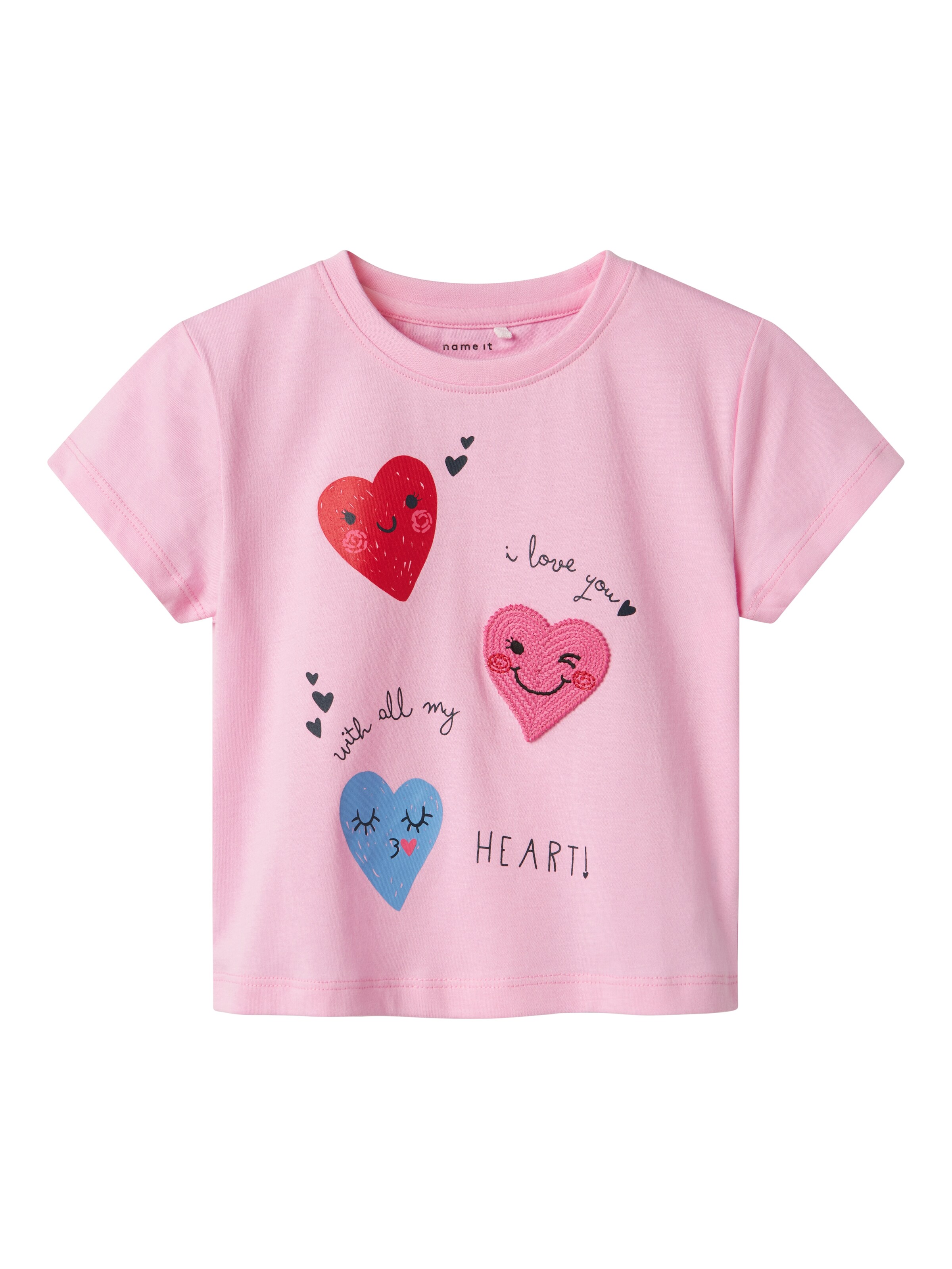 NAME IT Bluser & t-shirts 'NMFDitto' i pink: forside