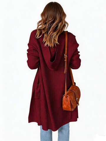 KoJooin Knit Cardigan in Red