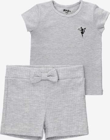 Baby Sweets Set in Grey: front