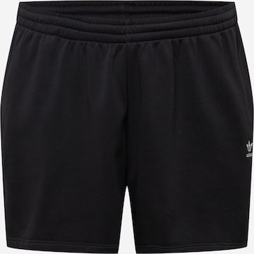 Pantaloni de la ADIDAS ORIGINALS pe negru: față
