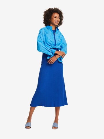 ESPRIT Gebreide jurk in Blauw