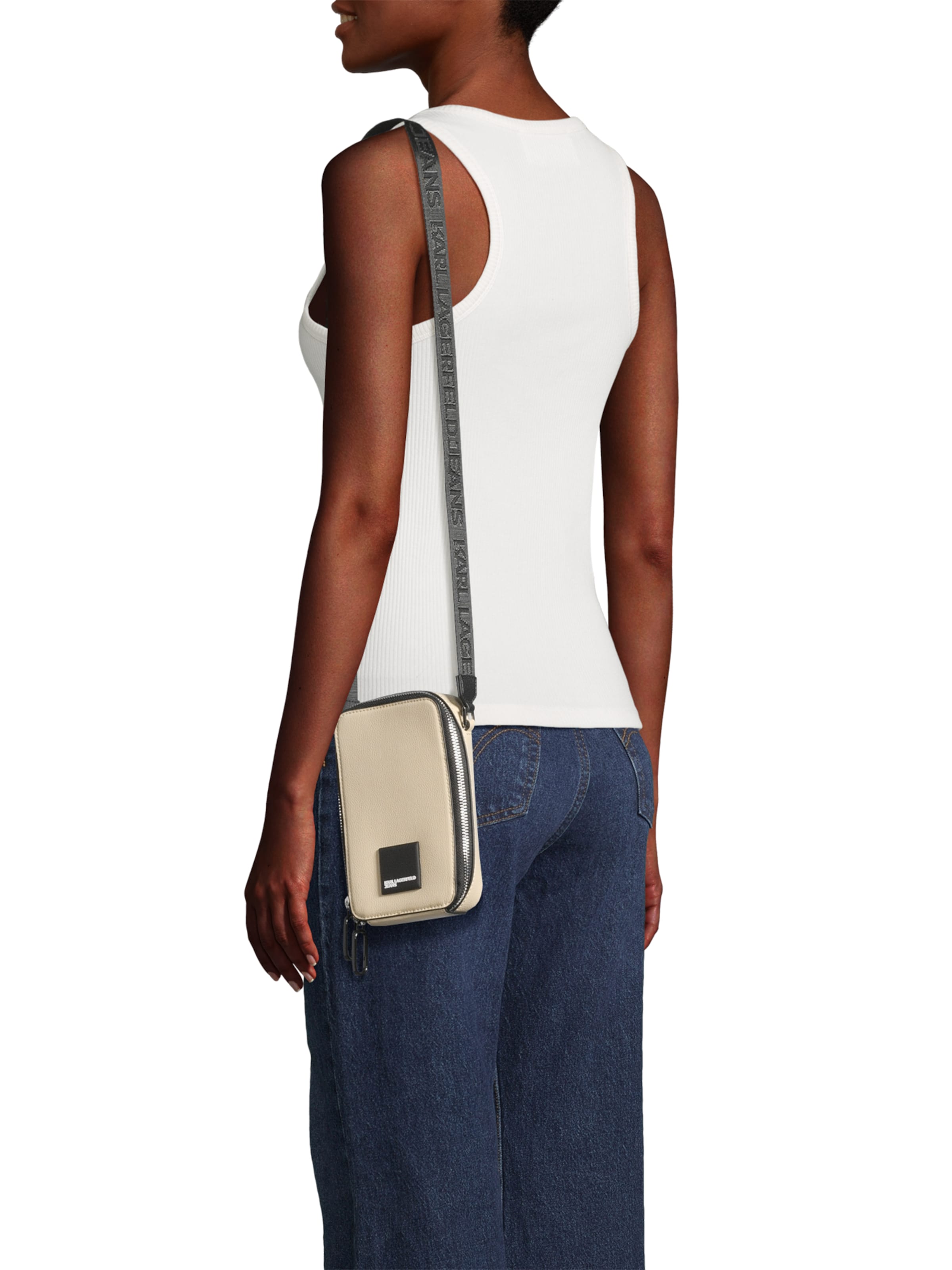 KARL LAGERFELD JEANS Õlakott, värv beež