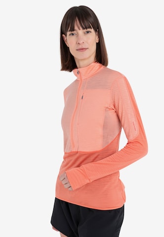 ICEBREAKER Sport sweatshirt 'Realfleece Descender' i orange