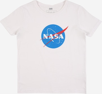 Maglietta 'Nasa Insignia' di Mister Tee in bianco: frontale