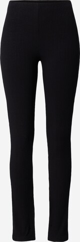 Monki Slim fit Pants in Black: front