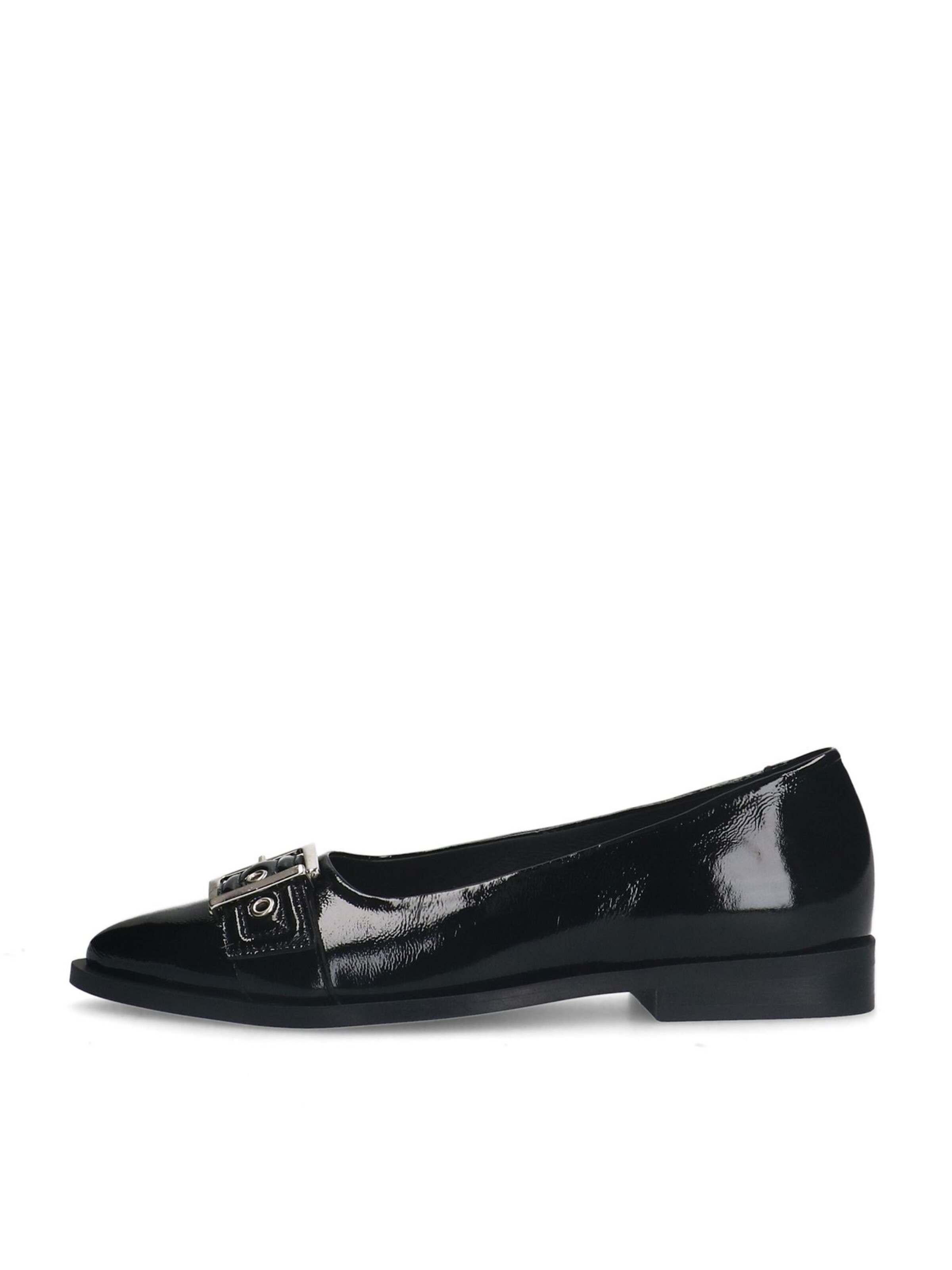 MANFIELD Slipper in Schwarz