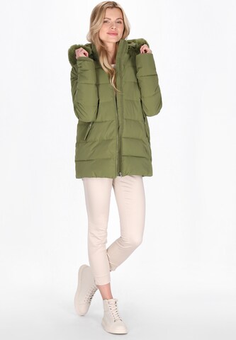 Usha Winter Coat in Green