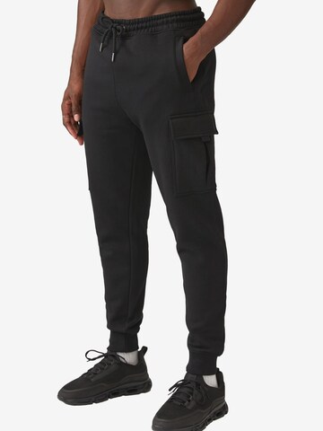 Next Tapered Cargo trousers in Black: front