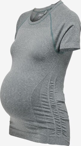 T-shirt fonctionnel Only Maternity en gris