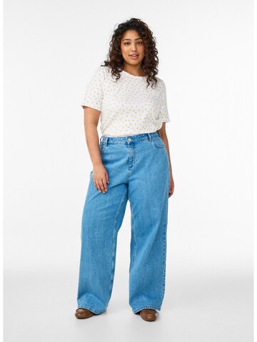 Maglietta 'Luna' di Zizzi in bianco