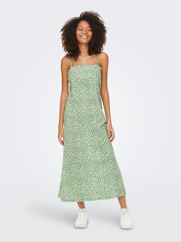 ONLY Letní šaty 'Holly' – zelená: přední strana