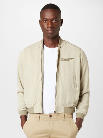 Schott NYC Tussenjas 'CALIPSO' in Beige: voorkant