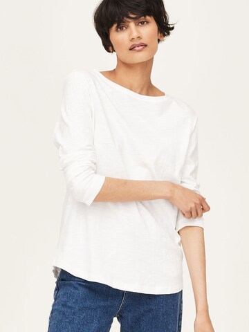 T-shirt Thought en blanc : devant