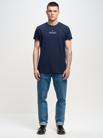 BIG STAR T-Shirt 'Techmunen' in Blau