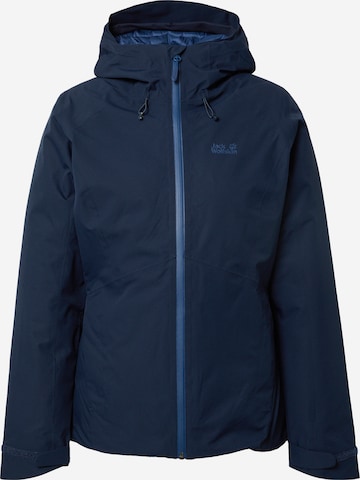 Geacă outdoor 'Argon Storm' de la JACK WOLFSKIN pe albastru: față